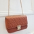 Cartera simil cuero marrón