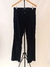 Pantalón de gamuza negro