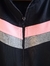 Campera deportiva negra, rosa y gris. - Las Rivero