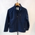 Campera azul con cierres