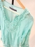 Blusa Rapsodia turquesa bordada - comprar online