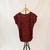 Remera manga corta roja y negra - comprar online