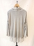Blusa de algodón con gasa gris en internet