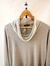 Blusa de algodón con gasa gris - comprar online