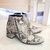 Botas bajas de ecocuero reptil (Nuevas)