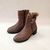 Botas marrones con cierre - tienda online