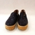 Zapatos negros con plataforma yute - Las Rivero