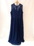 Vestido de fiesta azul con encaje en internet