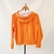 Campera de nylon naranja - comprar online
