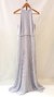 Vestido de gasa gris - comprar online