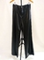Pantalón de ecocuero negro