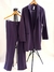 Conjunto sastrero violeta