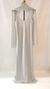 Vestido largo con espalda descubierta
