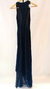 Vestido de fiesta largo azul con chal en internet