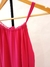Vestido fucsia y rojo en internet