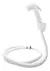 Ducha de Mano Blanco 1,2M soporte Brillante