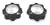 Volante Azabache Negro X 24 U Con 72 Insertos