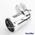 Soporte Cromado Universal Regulable Ducha Mano - AquaZen