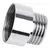 Adaptador H Fino ½´ A M Grueso ½´ - Abs Cromado X 5 U