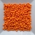 Miçanga de Bolinha Plástica 6mm Laranja - 500un