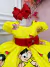 Vestido Infantil Magali Amarelo Laços na internet
