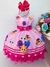 Vestido Infantil Bolofofos Rosa e Pink Luxo Festas (002BOLO3)