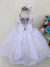 Vestido Infantil Branco Luxo Batizado na internet