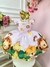 Vestido Infantil Rosa Bosque Safari Animais Festas Tamanho:1 (1175RS1)