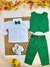 Conjunto Infantil Camisa Branca Calça Colete e Gravata Verde (0702VR) - Lorhei babys