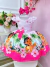 Vestido Infantil Moana Baby Rosa C/ Broche Luxo Festas (3109MO) na internet