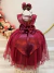 Vestido Infantil Marsala Renda Metalizada Tule C/ Brilho (2109MM) na internet