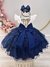 Vestido Infantil Off White C/ Renda e Glitter Strass - comprar online