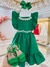 Imagem do Vestido Infantil Verde Luxo Com Pérolas Festas