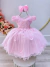 Vestido Infantil Rosa Jardim Encantado - comprar online