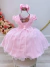 Vestido Infantil Rosa Jardim Encantado - comprar online