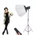 Kit Iluminador Profesional + Softbox 60x60cm + Trípode 2.10m Negro Blanco Cálido/frio/neutro - comprar online