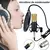 Micrófono Condenser Bm-800 + Tarjeta De Sonido Bluetooth V8s Negro - Citytech