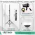 Kit Iluminador Profesional + Softbox 65x55cm + Trípode 2.10m Negro Blanco Cálido/frio/neutro - Citytech