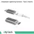 Adaptador Otg Usb Tipo C Macho Para Lightning Hembra iPhone - tienda online