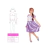 Boneca Princesas Disney com Fantasia Infantil Multikids