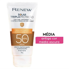 Protetor Solar Renew Com Cor Média Fps 50