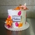 Topo de bolo Floral Lírios - Arquivo de corte - Criart Papelaria Criativa