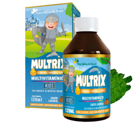 MULTRIX VITAMINAS E MINERAIS XAROPE 120ML MULTIVITAMÍNICO - comprar online