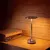 Restaurante sem fio recarregável candeeiro de mesa alumínio led metal lâmpada