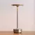 Restaurante sem fio recarregável candeeiro de mesa alumínio led metal lâmpada - comprar online