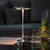 Imagem do Restaurante sem fio recarregável candeeiro de mesa alumínio led metal lâmpada