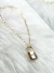 Pulseira com Cadeado Amor - Banho de Ouro