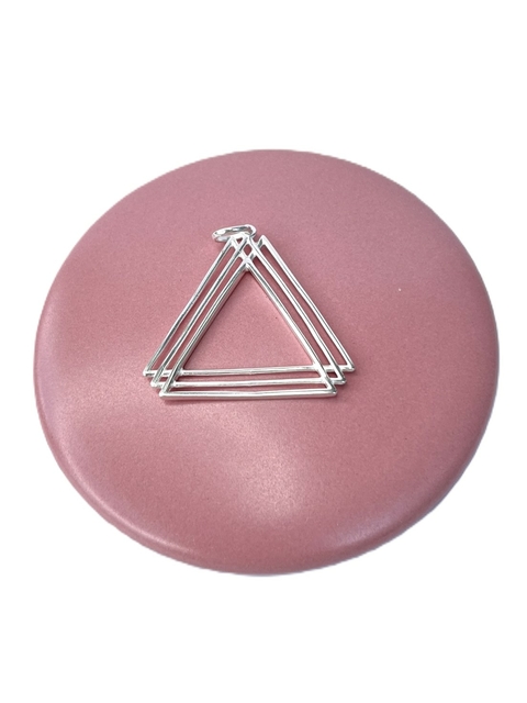 Pingente 3 Triângulos - Prata 925