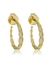 Argola Gominho - Banho de Ouro - comprar online