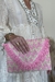 Bolsa Carteira Maxi Palha Rosa